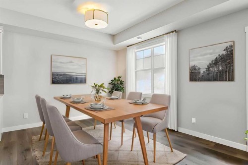 718 Cranbrook Walk Se, Calgary, AB - Indoor Photo Showing Dining Room