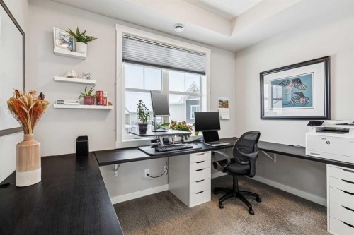 718 Cranbrook Walk Se, Calgary, AB - Indoor Photo Showing Office