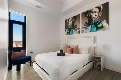 1803-730 2 Avenue Sw, Calgary, AB - Indoor Photo Showing Bedroom