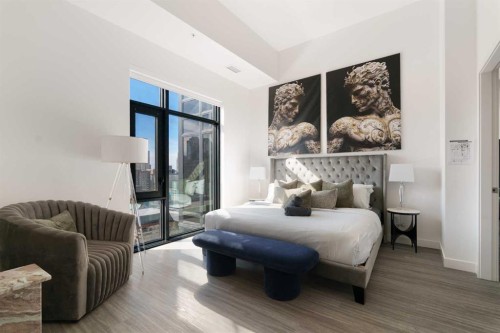 1803-730 2 Avenue Sw, Calgary, AB - Indoor Photo Showing Bedroom