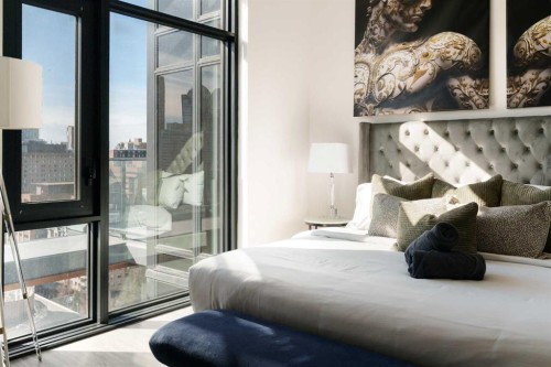 1803-730 2 Avenue Sw, Calgary, AB - Indoor Photo Showing Bedroom