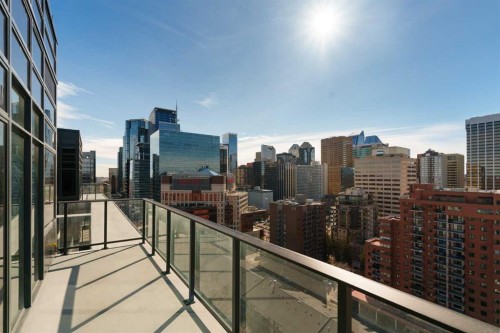 1803-730 2 Avenue Sw, Calgary, AB - Outdoor With Balcony With View