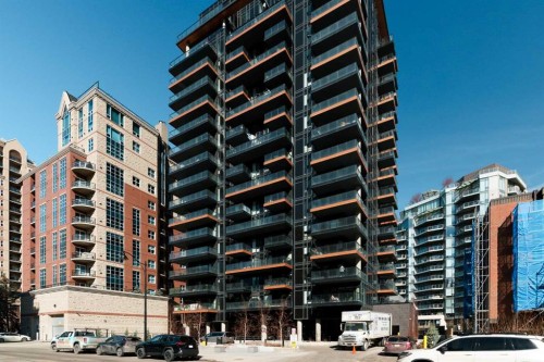 1803-730 2 Avenue Sw, Calgary, AB - Outdoor With Balcony With Facade