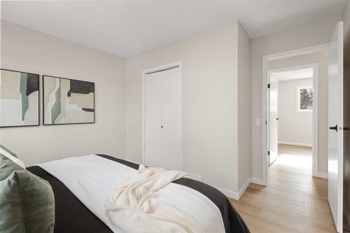 347 Queensland Drive Se, Calgary, AB - Indoor Photo Showing Bedroom