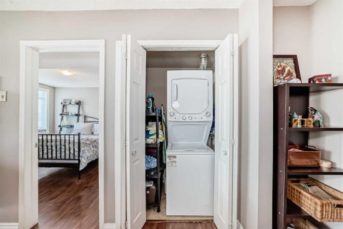 306-1121 6 Avenue Sw, Calgary, AB - Indoor Photo Showing Laundry Room