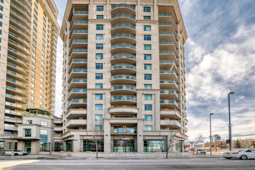 306-1121 6 Avenue Sw, Calgary, AB - Outdoor With Balcony With Facade