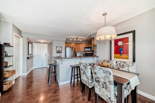 306-1121 6 Avenue Sw, Calgary, AB - Indoor Photo Showing Dining Room