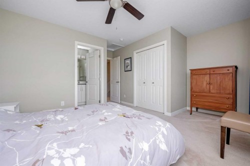 100 Copperstone Villas Se, Calgary, AB - Indoor Photo Showing Bedroom