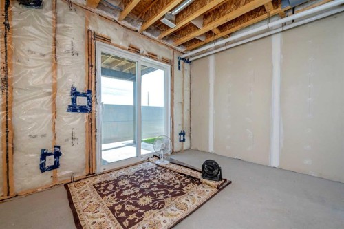 100 Copperstone Villas Se, Calgary, AB - Indoor Photo Showing Basement