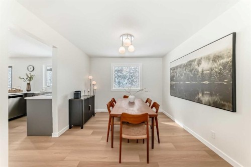 9611 Palisan Place Sw, Calgary, AB - Indoor Photo Showing Dining Room