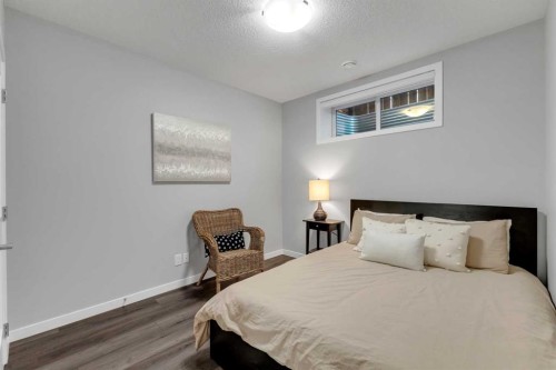 1195 Cranbrook Gardens Se, Calgary, AB - Indoor Photo Showing Bedroom