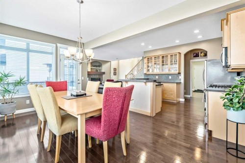 356 Everstone Drive Sw, Calgary, AB - Indoor Photo Showing Dining Room