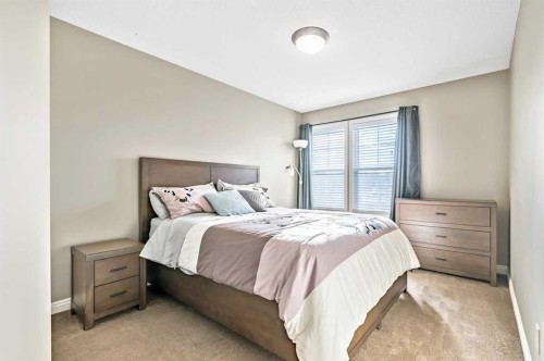 356 Everstone Drive Sw, Calgary, AB - Indoor Photo Showing Bedroom