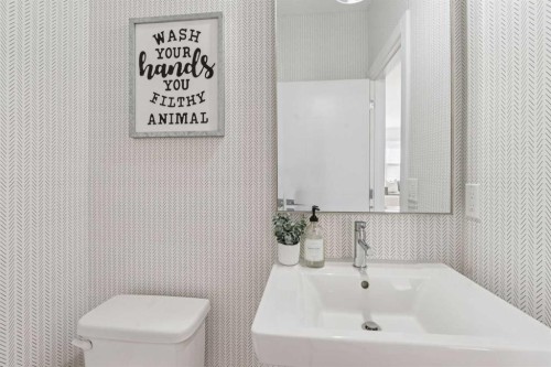 119 Riviera View, Cochrane, AB - Indoor Photo Showing Bathroom