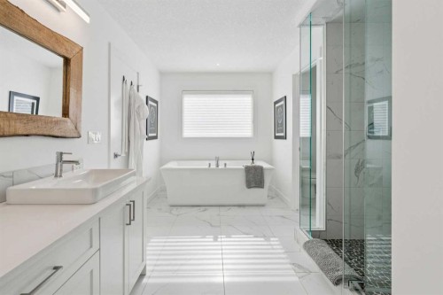 119 Riviera View, Cochrane, AB - Indoor Photo Showing Bathroom