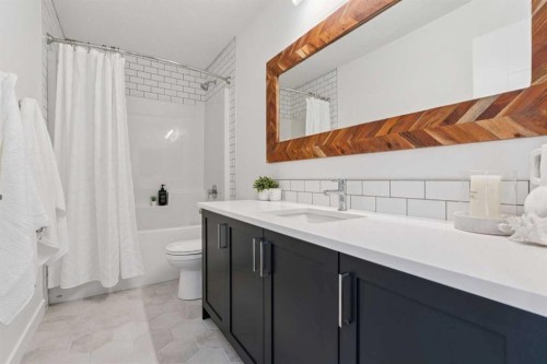 119 Riviera View, Cochrane, AB - Indoor Photo Showing Bathroom