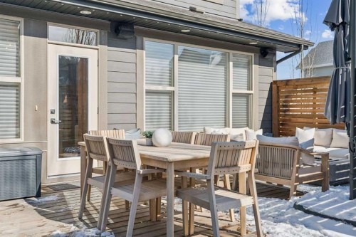 119 Riviera View, Cochrane, AB - Outdoor With Deck Patio Veranda With Exterior