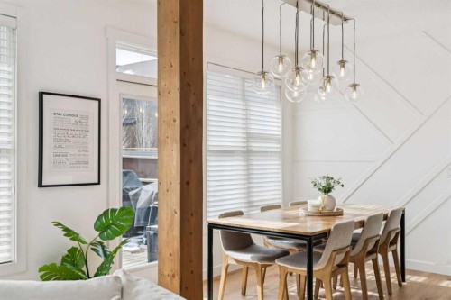 119 Riviera View, Cochrane, AB - Indoor Photo Showing Dining Room