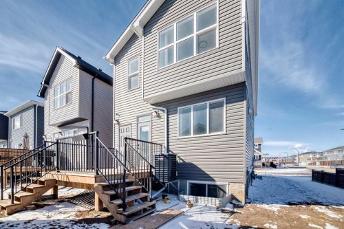 120 Seton Villas Se, Calgary, AB - Outdoor With Deck Patio Veranda