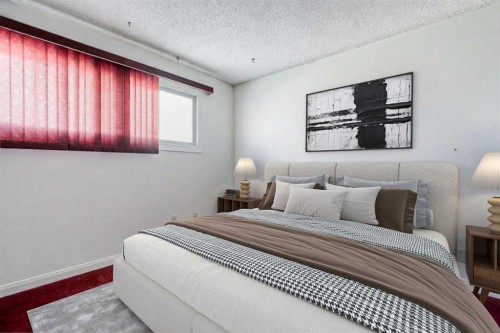 55 Queen Isabella Close Se, Calgary, AB - Indoor Photo Showing Bedroom