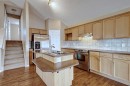 156 Copperfield Rise Se, Calgary, AB  - Indoor Photo Showing Kitchen With Double Sink 