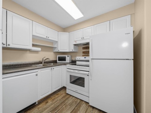 3208 Millrise Point Sw, Calgary, AB - Indoor Photo Showing Kitchen With Double Sink