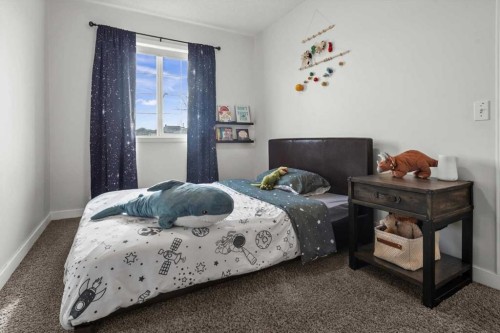 218 Coville Circle Ne, Calgary, AB - Indoor Photo Showing Bedroom