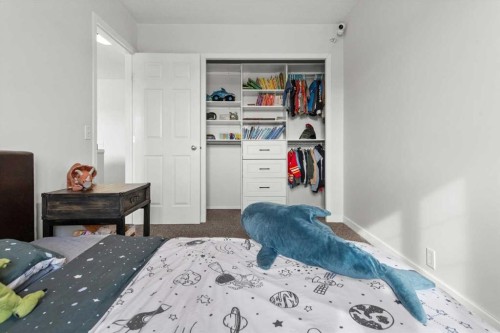 218 Coville Circle Ne, Calgary, AB - Indoor Photo Showing Bedroom