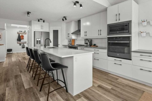 218 Coville Circle Ne, Calgary, AB - Indoor Photo Showing Kitchen With Upgraded Kitchen