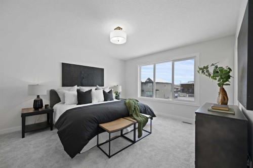 15 Fireside Common, Cochrane, AB - Indoor Photo Showing Bedroom