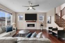 194 Redstone Park Ne, Calgary, AB  - Indoor Photo Showing Living Room With Fireplace 