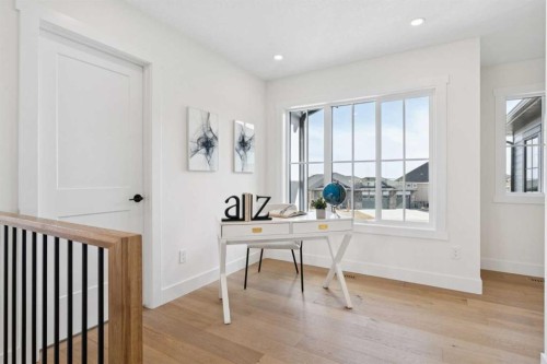 6 Westmount Point, Okotoks, AB - Indoor Photo Showing Office