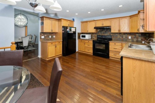 18 Coral Sands Place Ne, Calgary, AB - Indoor Photo Showing Kitchen With Double Sink