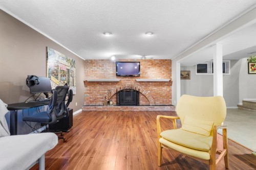 4604 Marwood Way Ne, Calgary, AB - Indoor With Fireplace