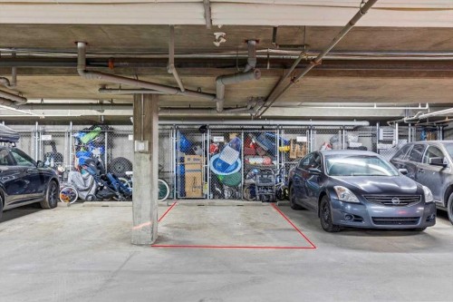 4104-279 Copperpond Common Se, Calgary, AB - Indoor Photo Showing Garage