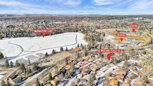 55 Midlake Place Se, Calgary, AB - Outdoor With View