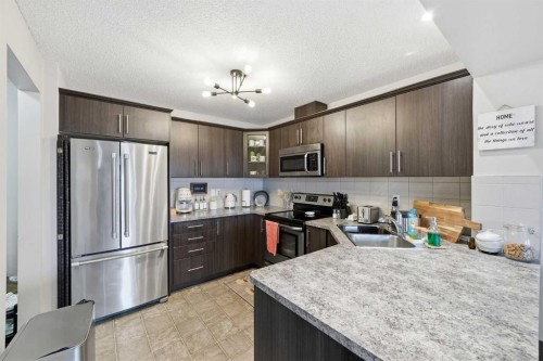 67 Cityscape Gate, Calgary, AB - Indoor Photo Showing Kitchen With Double Sink With Upgraded Kitchen