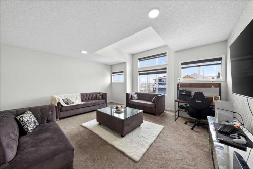 7 Redstone Park Ne, Calgary, AB - Indoor Photo Showing Living Room