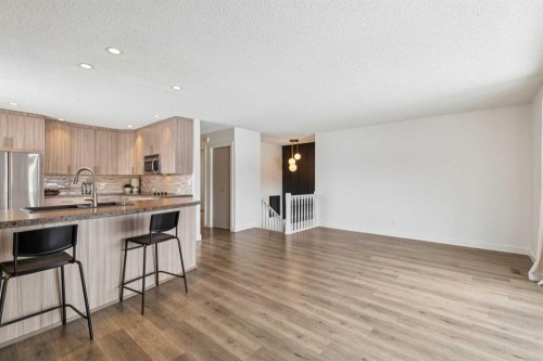 11016 Braton Place Sw, Calgary, AB - Indoor Photo Showing Kitchen With Stainless Steel Kitchen With Upgraded Kitchen