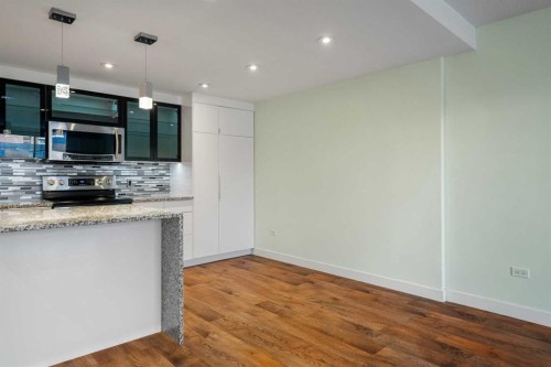 206-1027 Cameron Avenue Sw, Calgary, AB - Indoor Photo Showing Kitchen