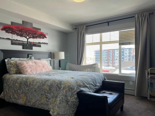 1406-155 Skyview Ranch Way Ne, Calgary, AB - Indoor Photo Showing Bedroom