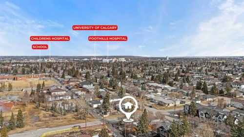 1403 43 Street Sw, Calgary, AB - Outdoor With View
