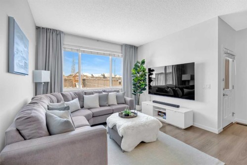 226 Auburn Crest Way Se, Calgary, AB - Indoor Photo Showing Living Room