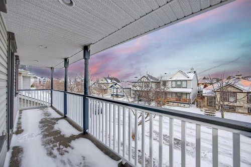162 Prestwick Landing Se, Calgary, AB - Outdoor With Balcony With Exterior