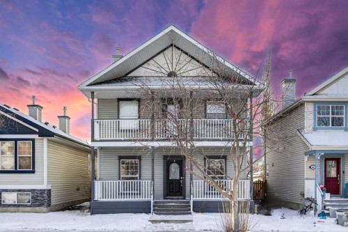 162 Prestwick Landing Se, Calgary, AB - Outdoor With Balcony With Deck Patio Veranda With Facade