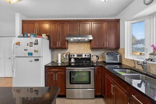 5122 48 Street Nw, Calgary, AB - Indoor Photo Showing Kitchen With Double Sink