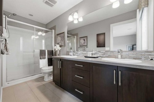 8 Evanscrest Way Nw, Calgary, AB - Indoor Photo Showing Bathroom