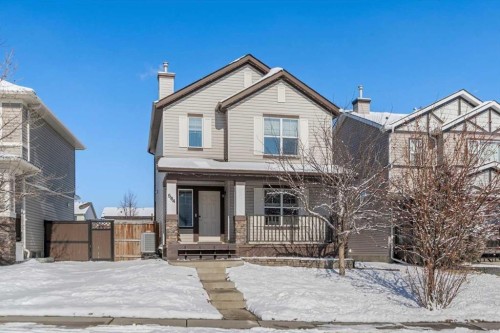 564 Morningside Park Sw, Airdrie, AB - Outdoor With Deck Patio Veranda With Facade
