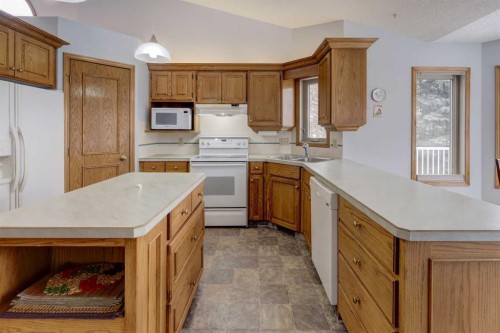 232 Hampshire Place Nw, Calgary, AB - Indoor Photo Showing Kitchen With Double Sink