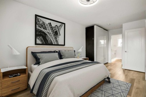 636 Arlington Drive Se, Calgary, AB - Indoor Photo Showing Bedroom